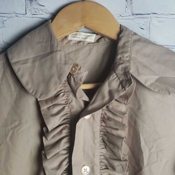 Gant For Woman Tan Longsleeve Blouse - Picture 3 of 6